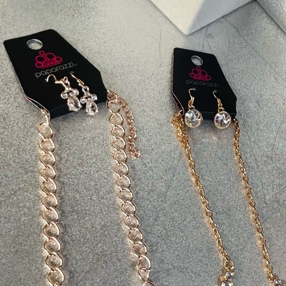 Paparazzi Necklace Earrings Bundle Set of 4pcs - Picture 8 of 12